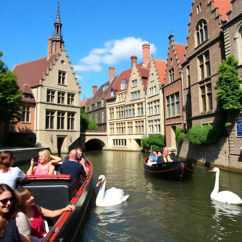 Canal boat tour